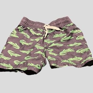 Alligator Swim Trunks Size 2T